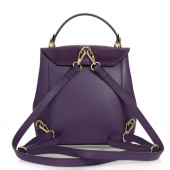 Rucsac dama din piele naturala DiAmanti Marco Violet